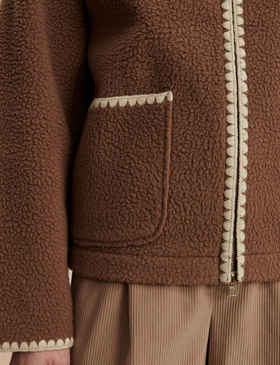 Ruiko Zip Through Fleece - Olive You BoutiqueVARLEY228821