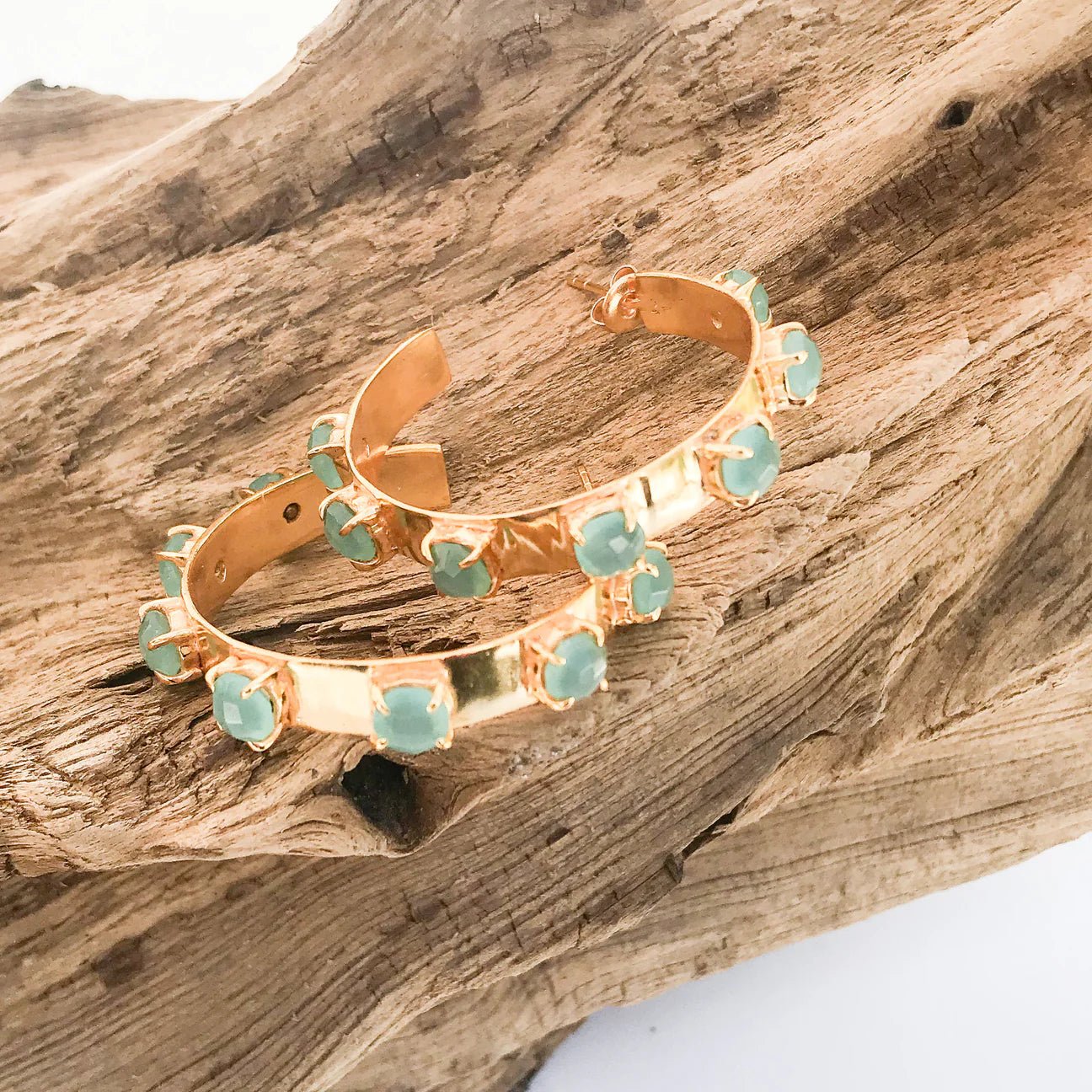 The Hannah Gemstone Hoop - Olive You BoutiqueVIRTUE JEWELRY232086HANNAH