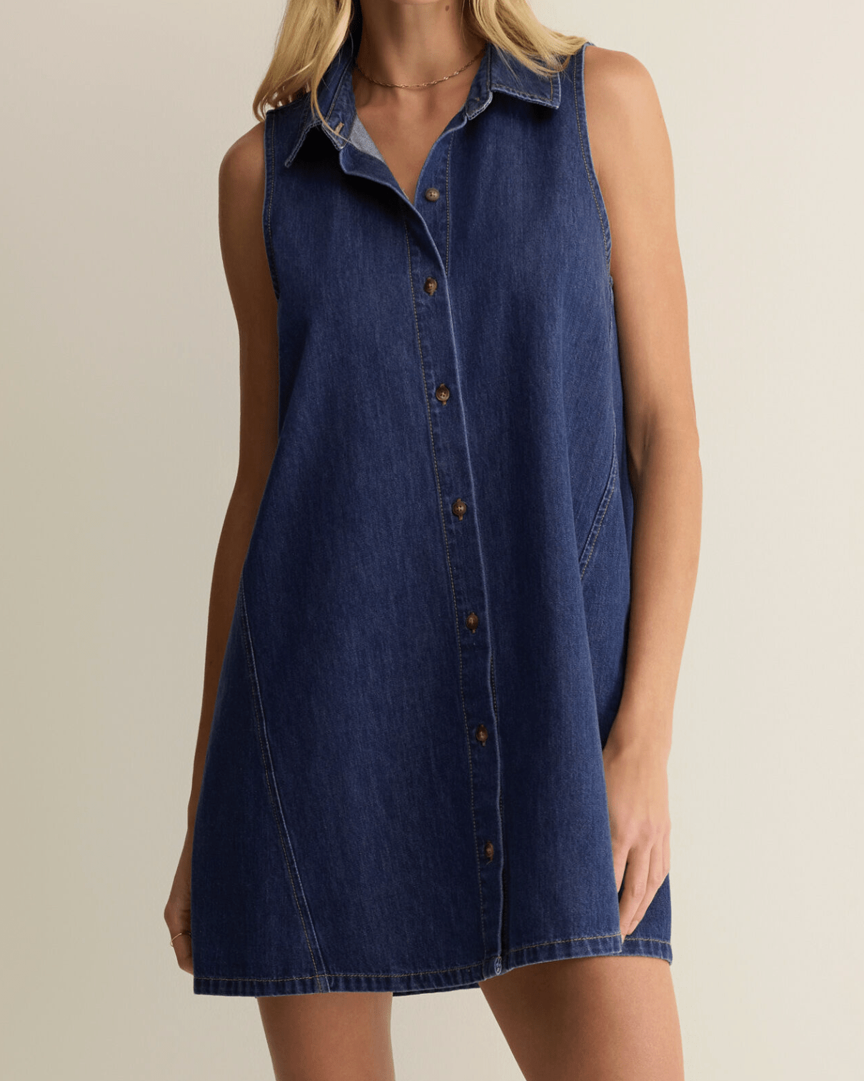 New Day Denim Mini Dress - Olive You BoutiqueZ SUPPLY230181ZD262956