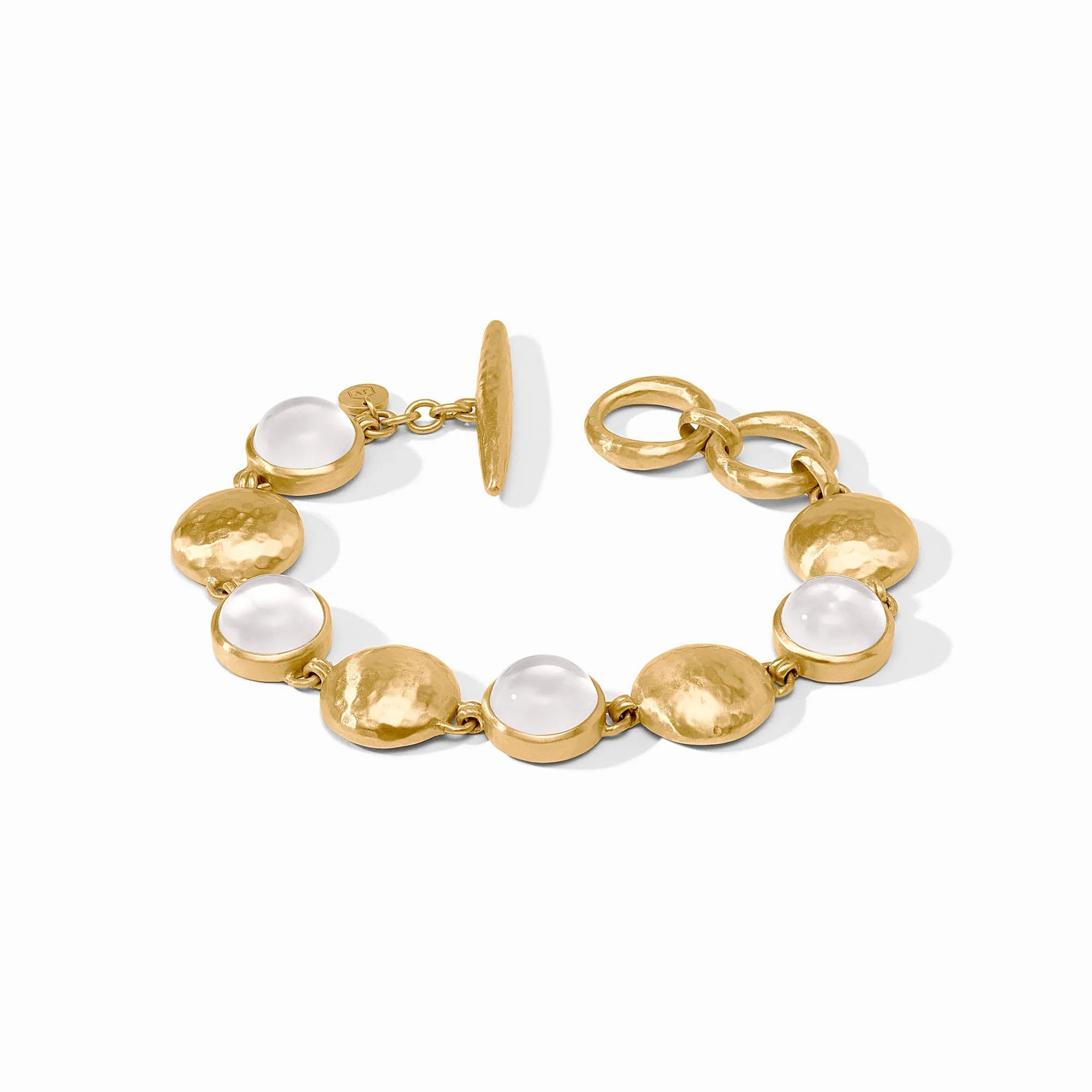 Solara Stone Bracelet - Gold & Iridescent Clear Crystal - Olive You BoutiqueJulie VosBL252GIRC00BL252GIRC00