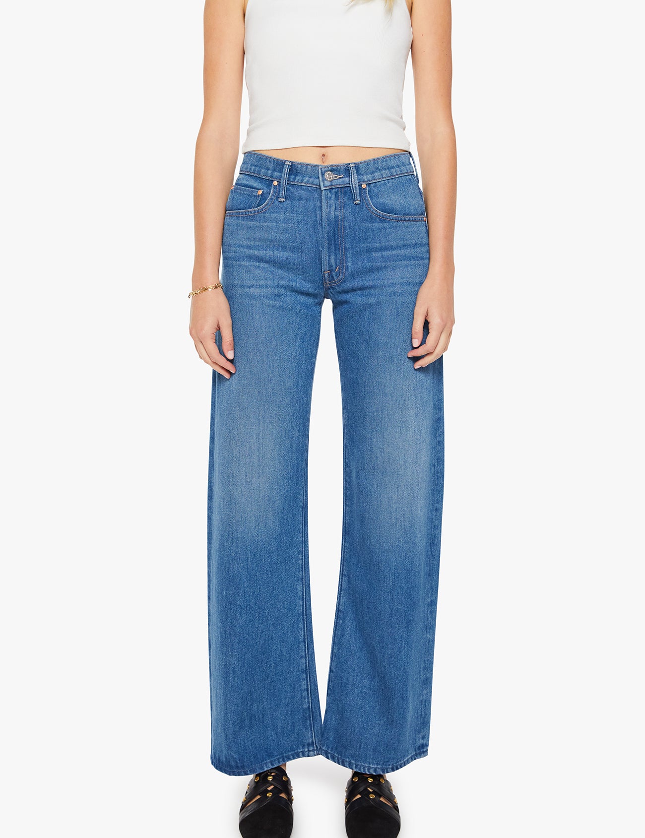Mid Rise Lasso Sneak - Olive You BoutiqueMOTHER DENIM23110812088-1724