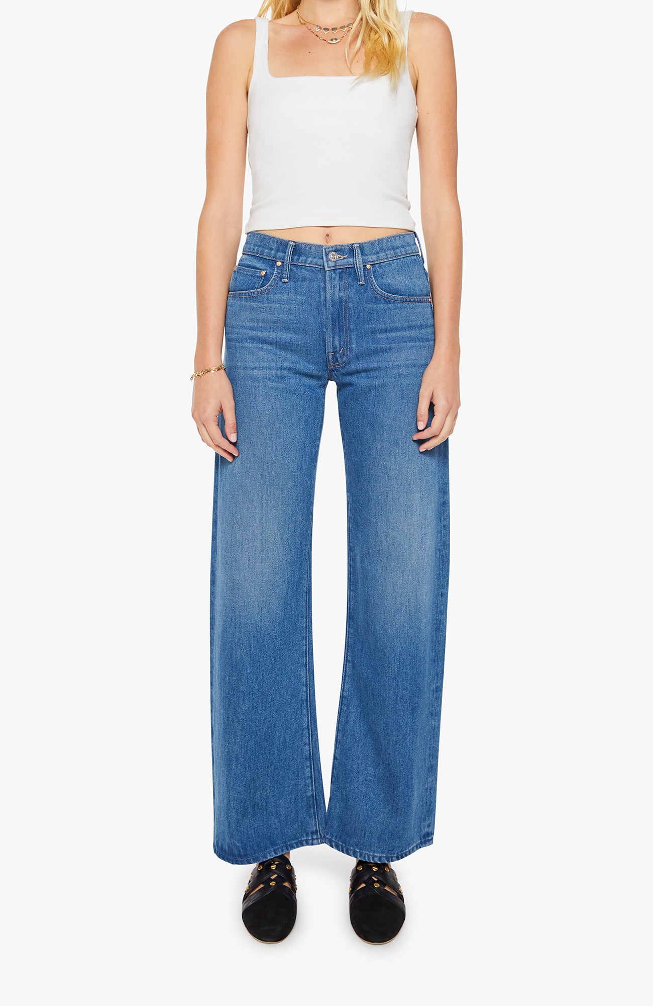 Mid Rise Lasso Sneak - Olive You BoutiqueMOTHER DENIM23110812088-1724