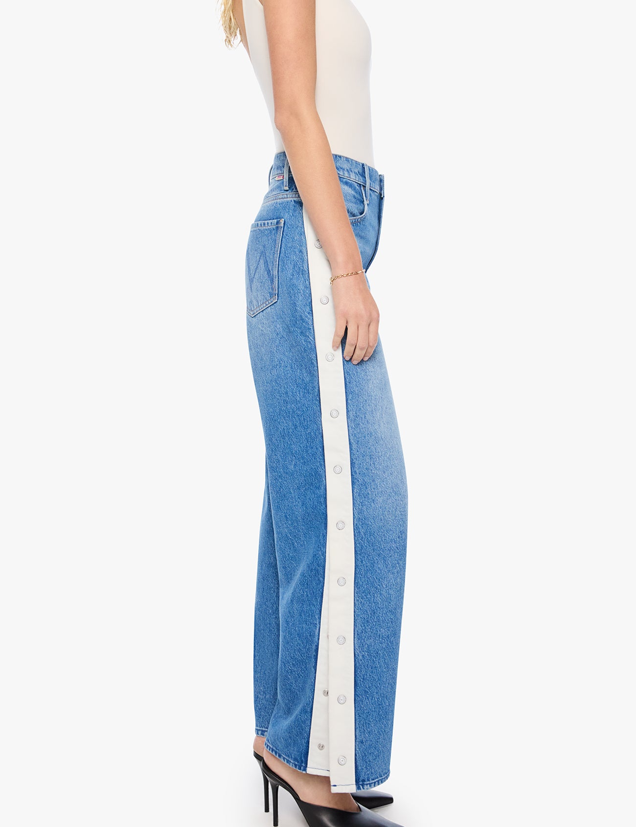 The Striped Resealable Skimp - Olive You BoutiqueMOTHER DENIM23272212698-1321