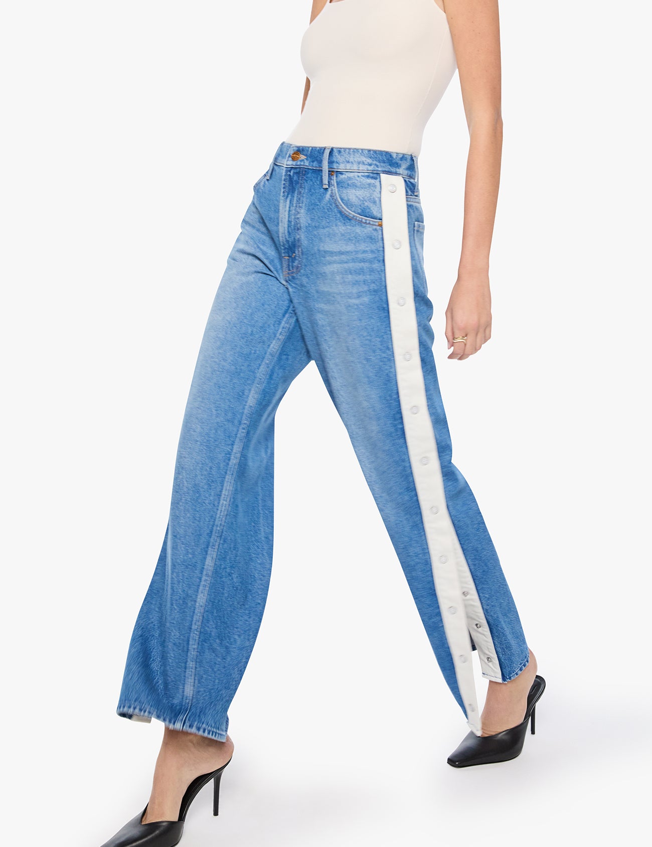 The Striped Resealable Skimp - Olive You BoutiqueMOTHER DENIM23272212698-1321