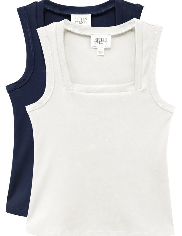Mindy Square Neck Tank - Olive You BoutiqueFIFTEEN - TWENTY INC.228005