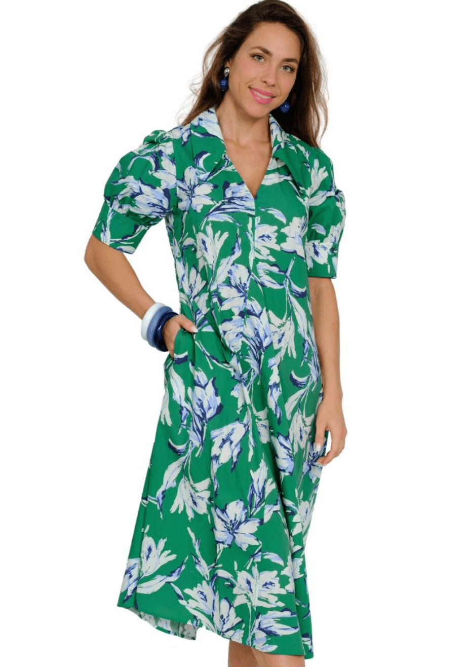 Kelly Floral Midi Dress - Olive You BoutiqueLIOR228998