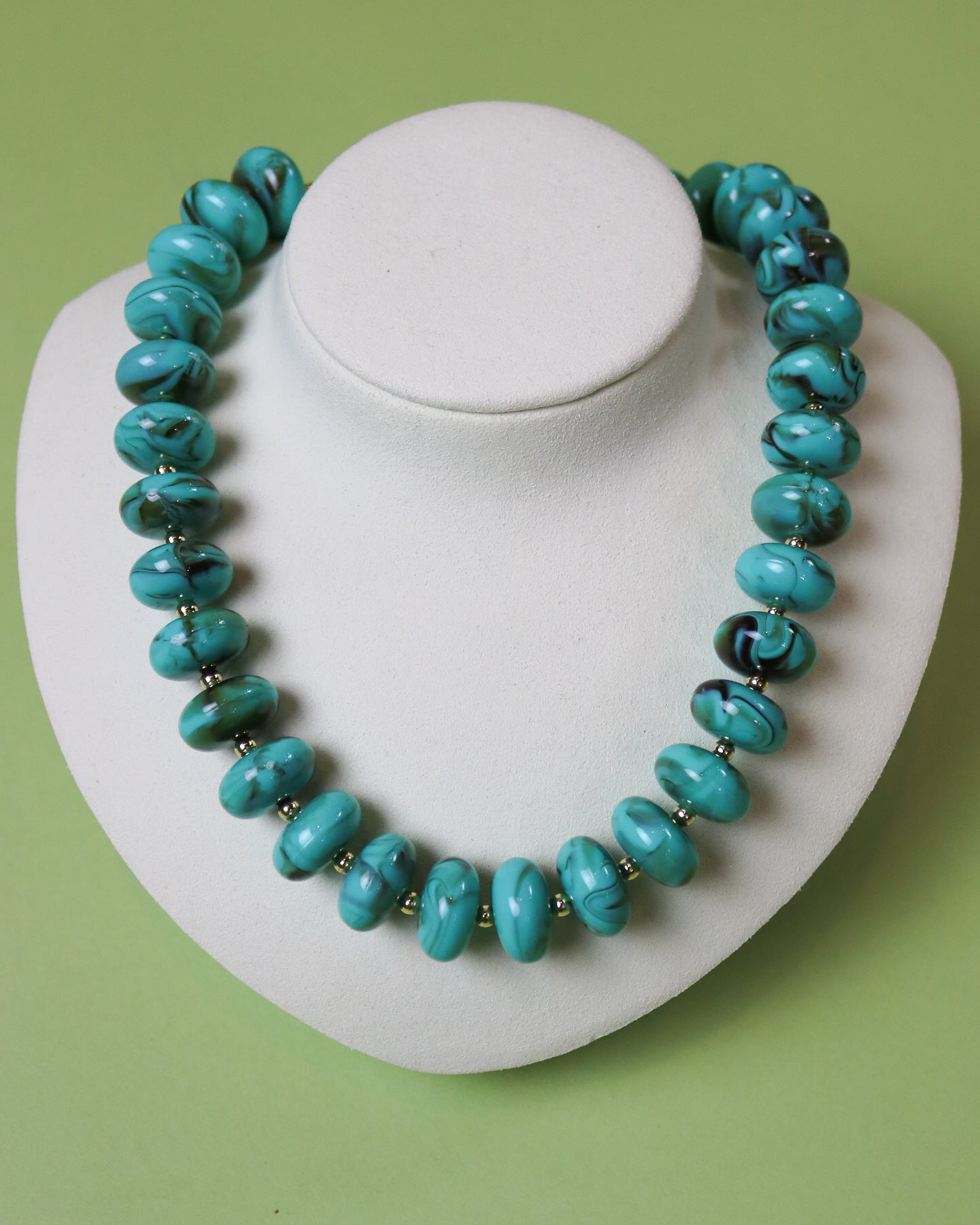 Holly Beaded Necklace Turquoise - Olive You BoutiqueGemelli233619HBNT