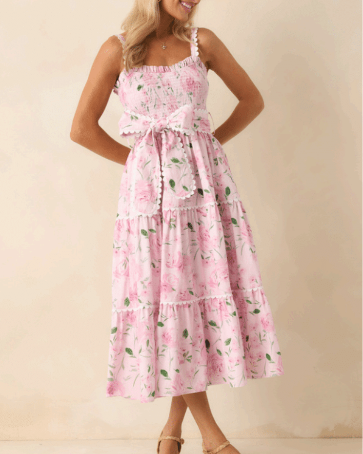 Darcy Midi Dress - Olive You BoutiquePROSPERINA226706