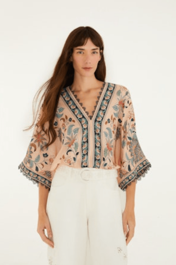 Floral Tapestry Bodysuit - Olive You BoutiqueFARM RIO227491353677