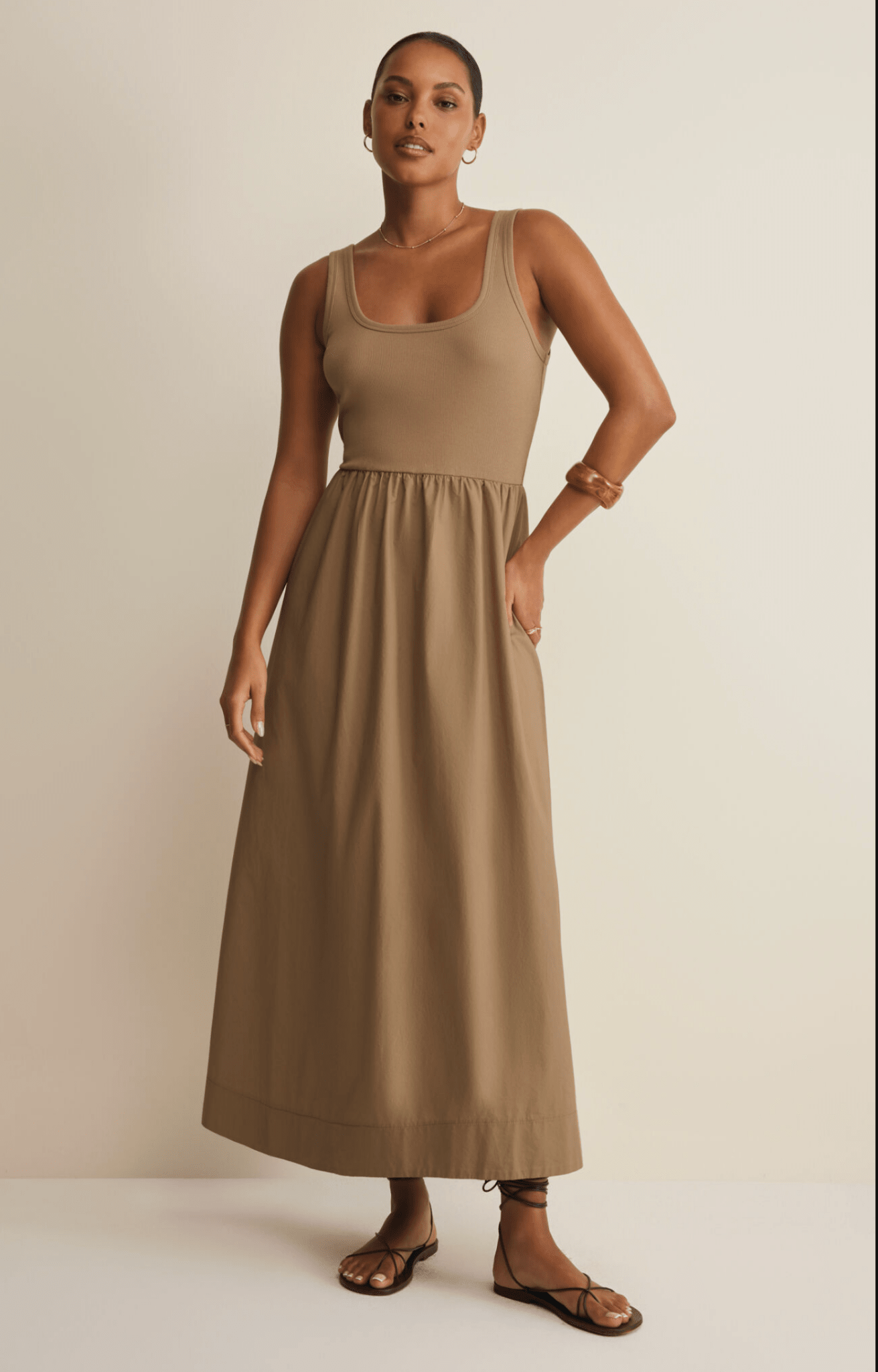 Kensie Midi Dress - Olive You BoutiqueZ SUPPLY230430ZD262769