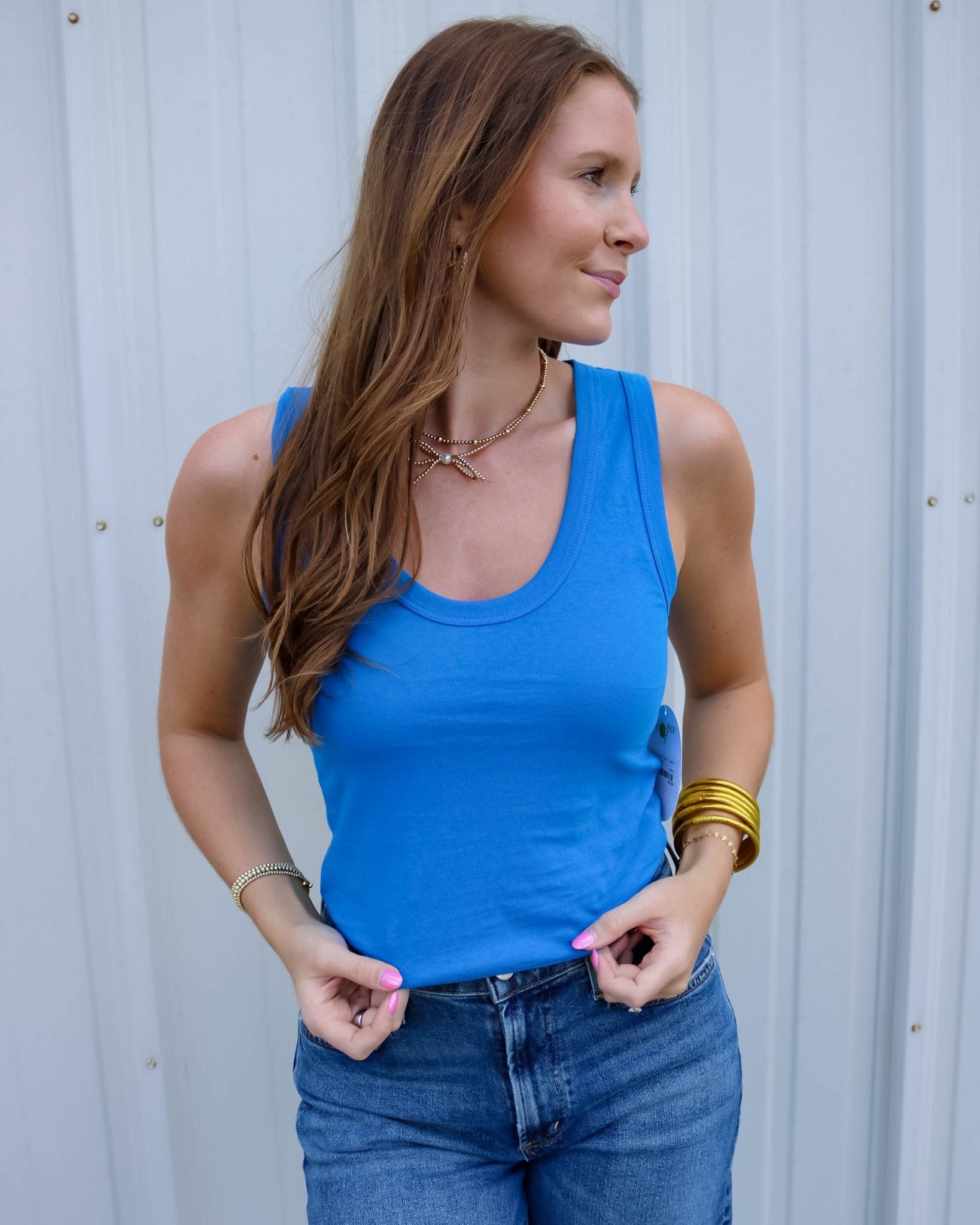 Crispy Cotton Tank - Olive You BoutiquePERFECT WHITE TEE227870T249-KHARA
