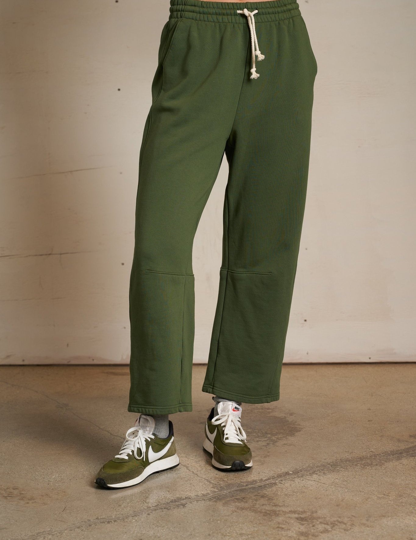 Fallon Barrel Leg Sweatpant - Olive You BoutiquePERFECTWHITETEE226491