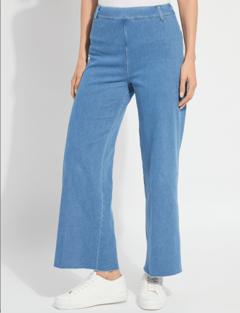 Erin Hi Waist Wide Leg Denim - Olive You BoutiqueLysse229252