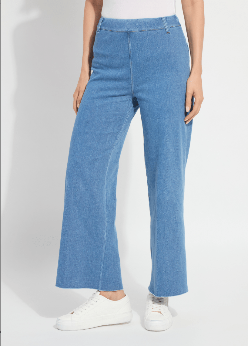Erin Hi Waist Wide Leg Denim - Olive You BoutiqueLysse229252