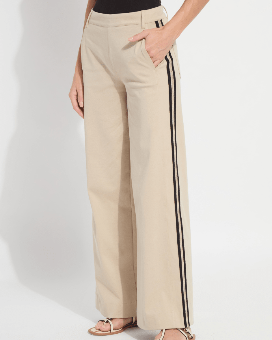 Brinne Side Stripe Trousers - Olive You BoutiqueLysse229047