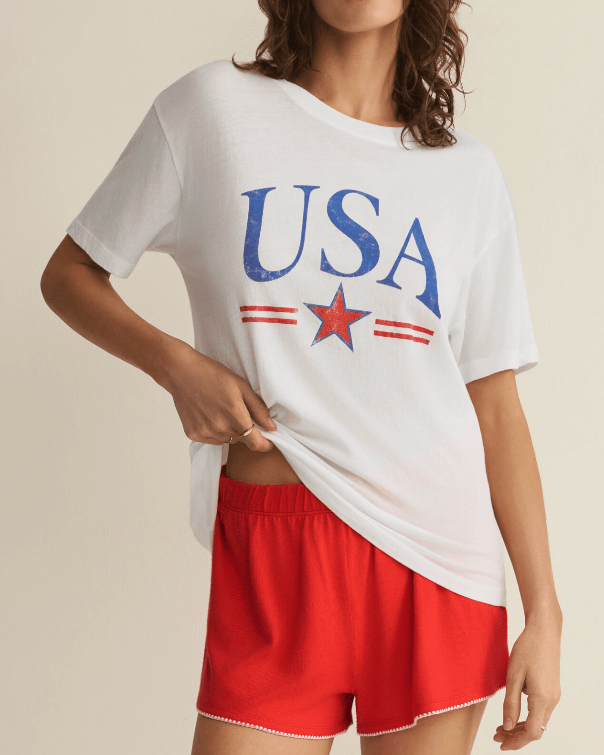USA Star Tee - Olive You BoutiqueZ SUPPLY230218ZLT262652