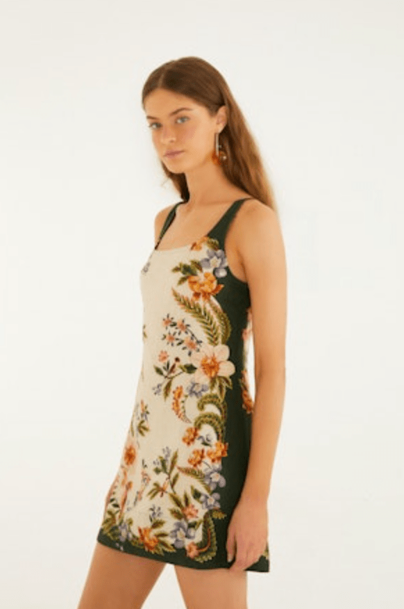 Garden Party Nature Mini Dress - Olive You BoutiqueFARM RIO227479358188
