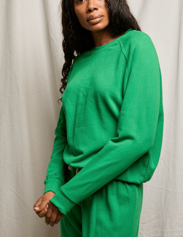 French Terry Sweatshirt - Olive You BoutiquePERFECTWHITETEE227897