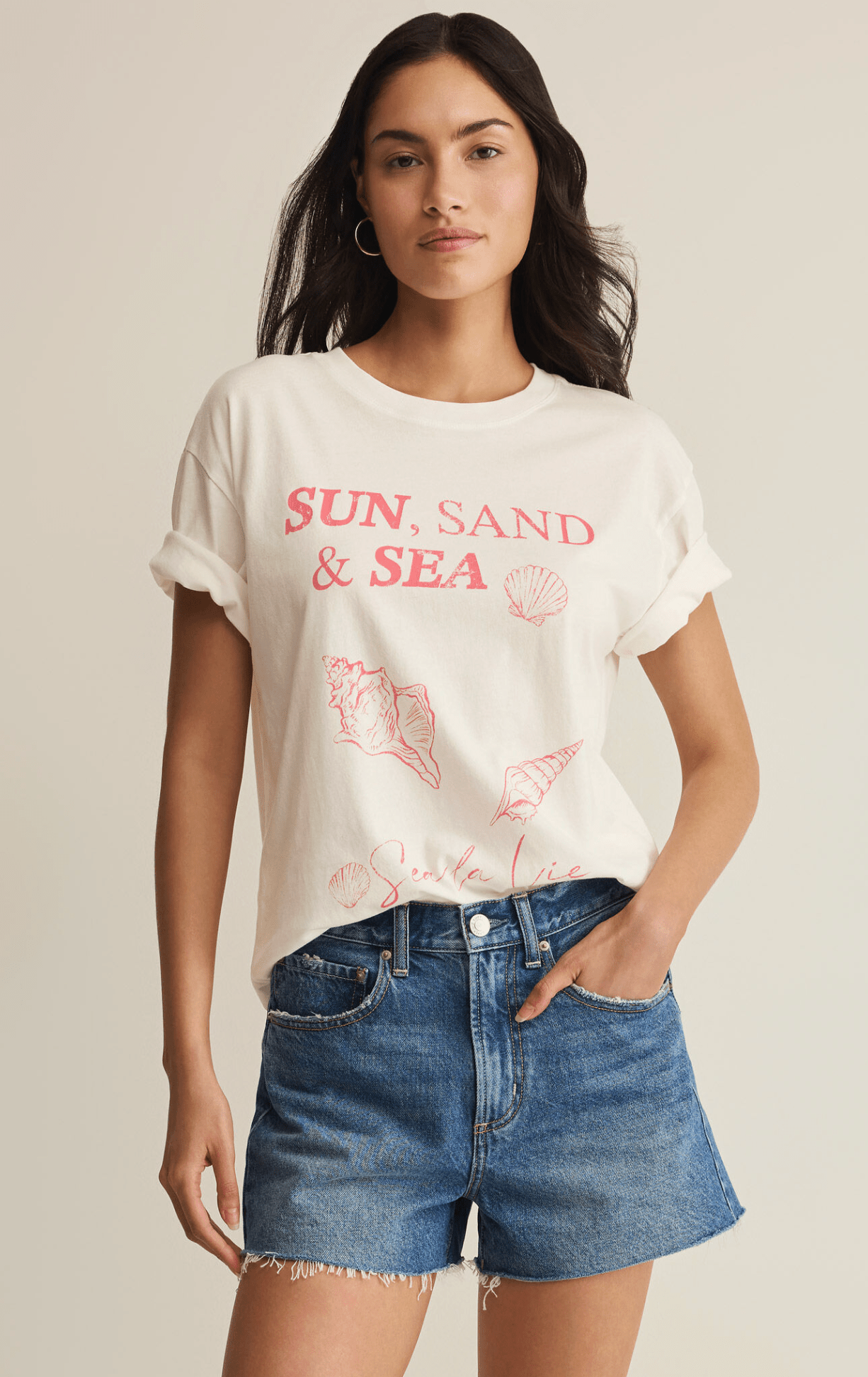 Sea La Vie Boyfriend Tee - Olive You BoutiqueZ SUPPLY, INC.230156