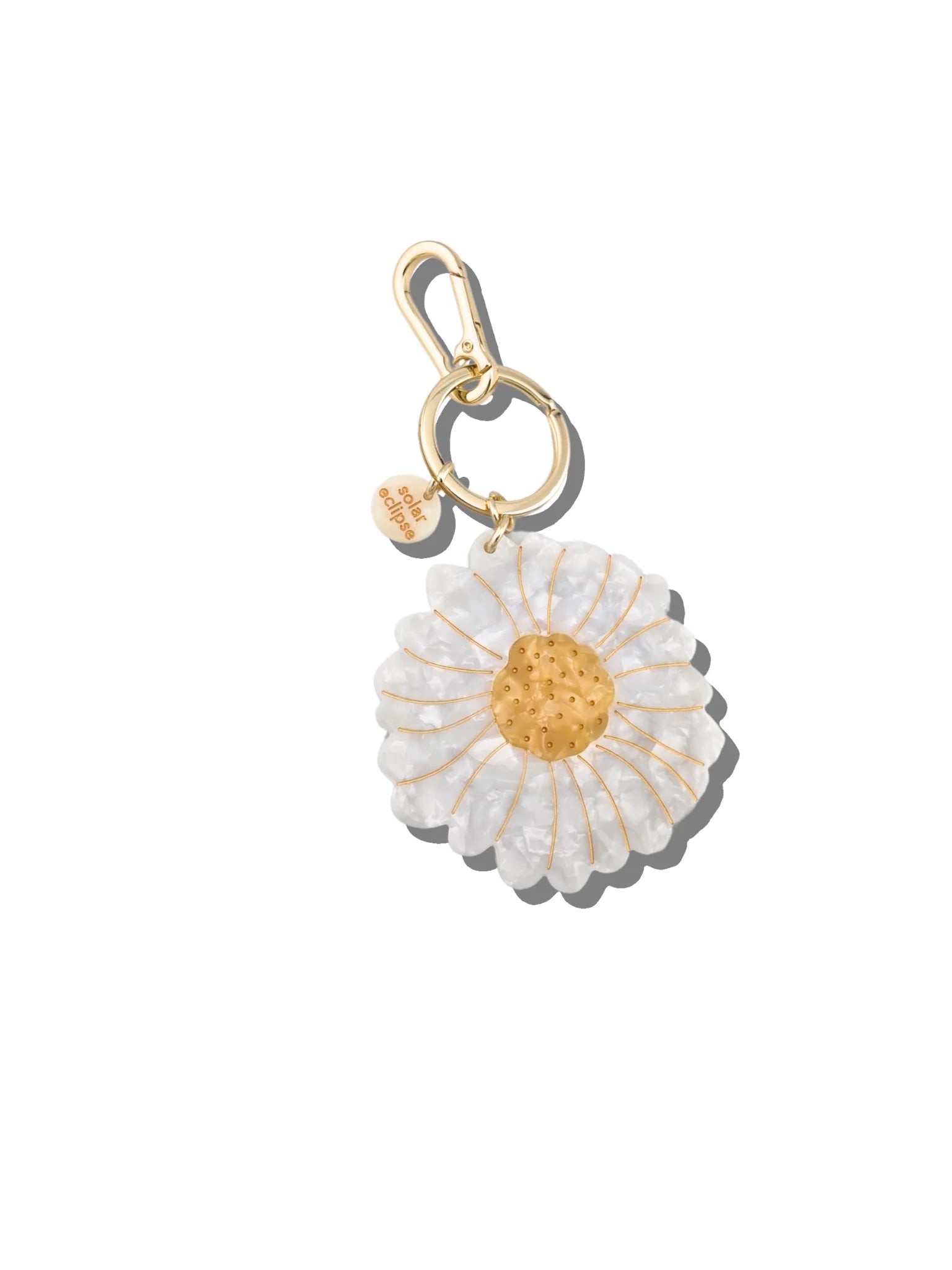 Hand - painted Bag Charm + Keychain - Olive You BoutiqueSOLAR ECLIPS231495