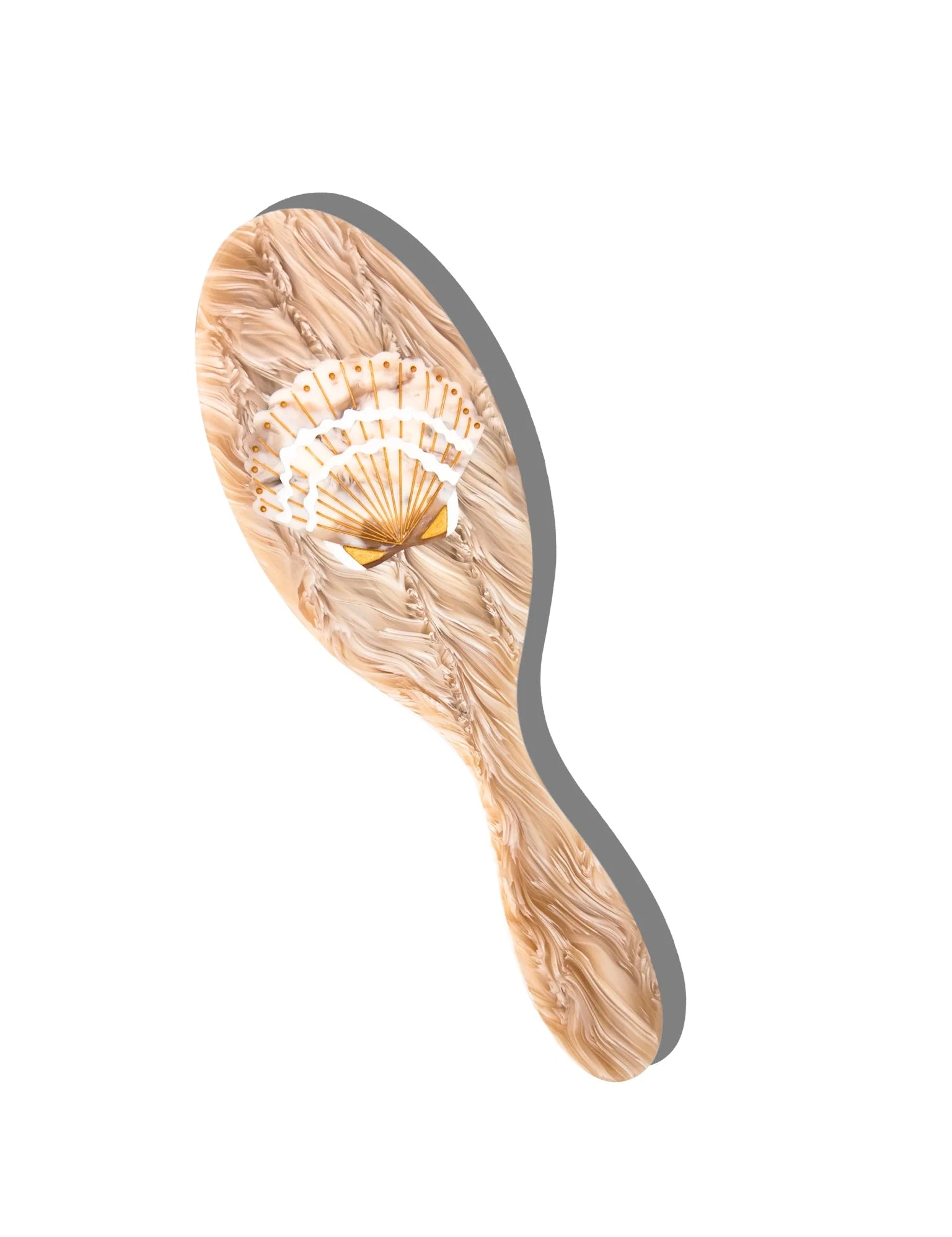 Hand - painted Amazing Hair Day Brush - Olive You BoutiqueSOLAR ECLIPS231489