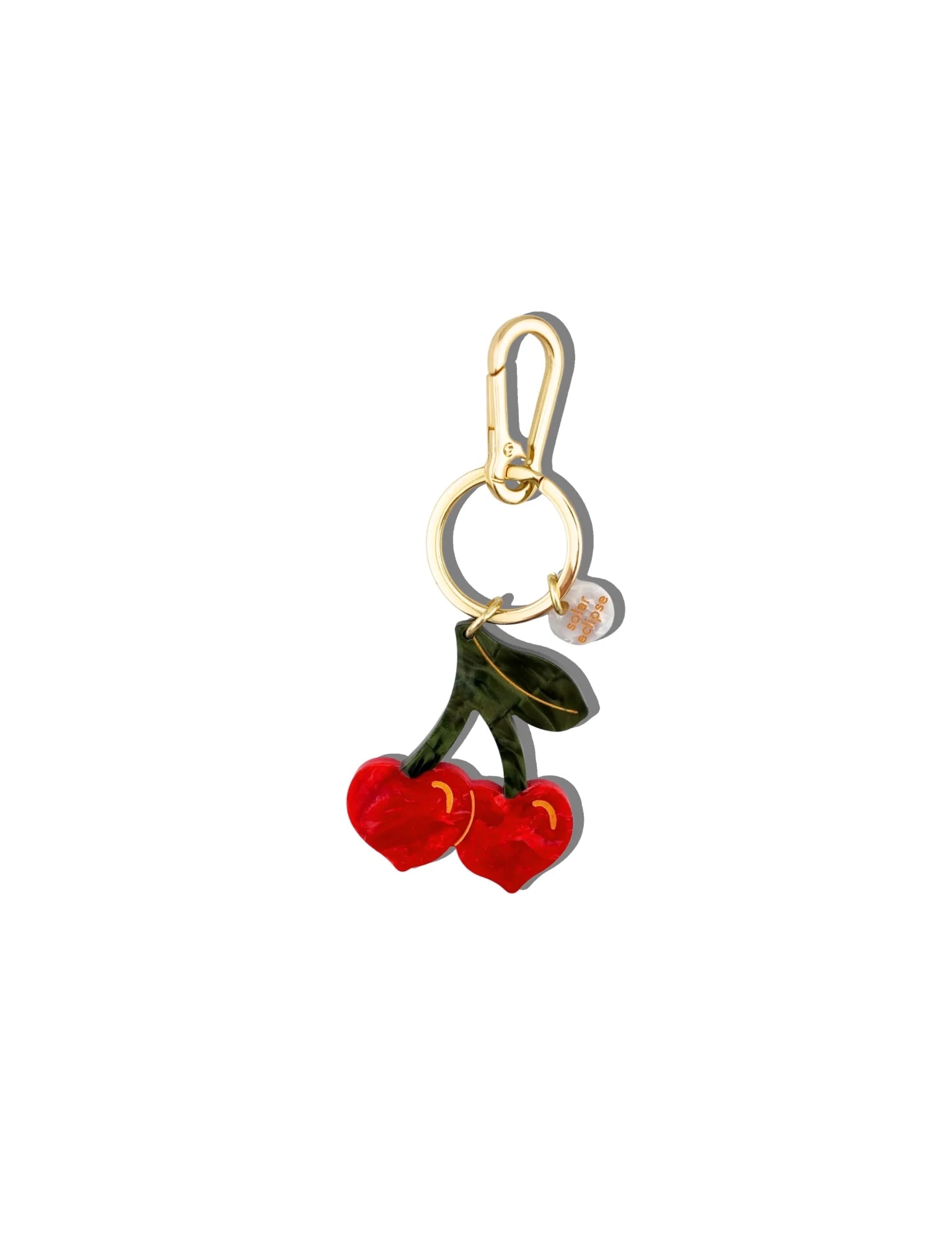 Hand - painted Bag Charm + Keychain - Olive You BoutiqueSOLAR ECLIPS228484