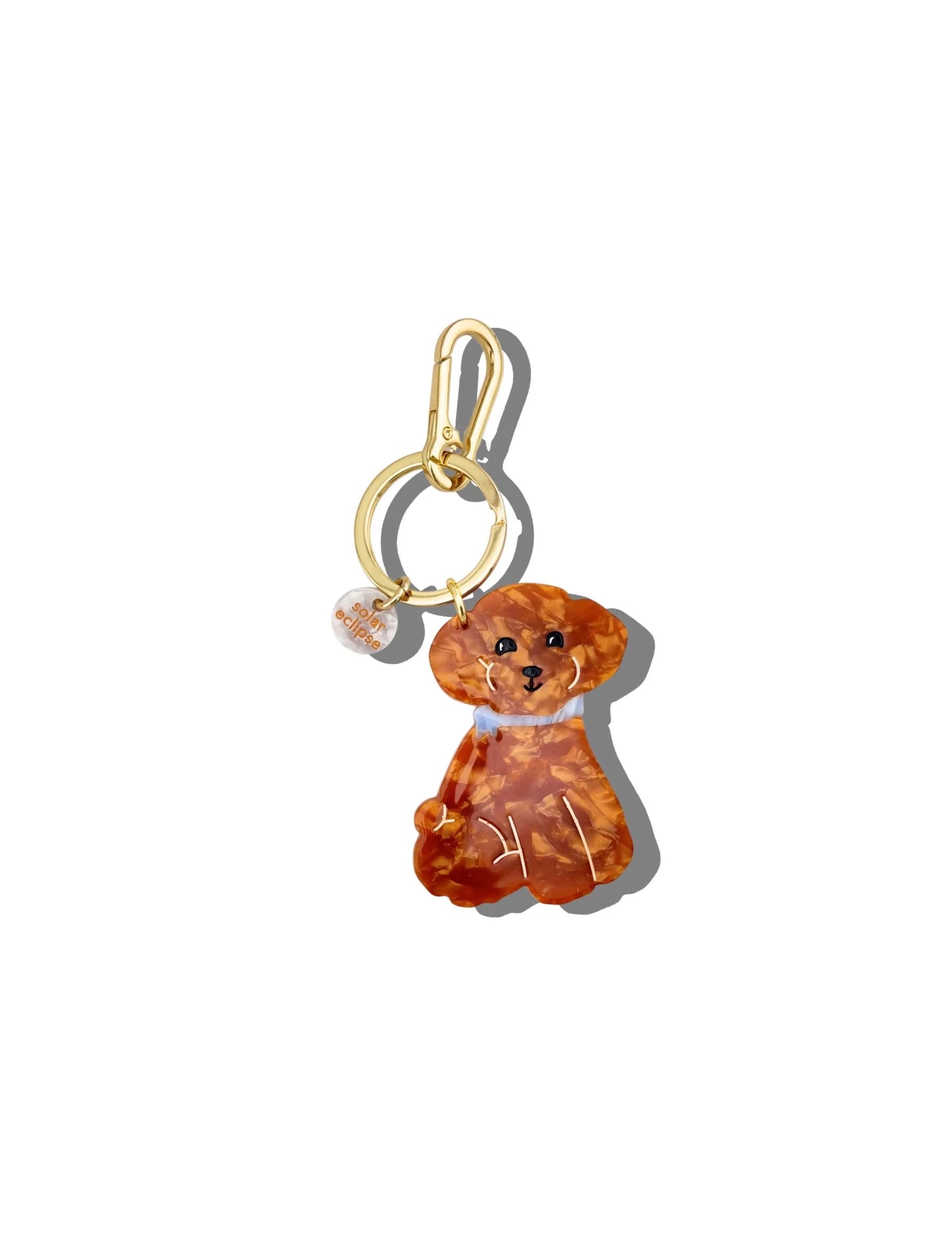 Hand - painted Bag Charm + Keychain - Olive You BoutiqueSOLAR ECLIPS231498
