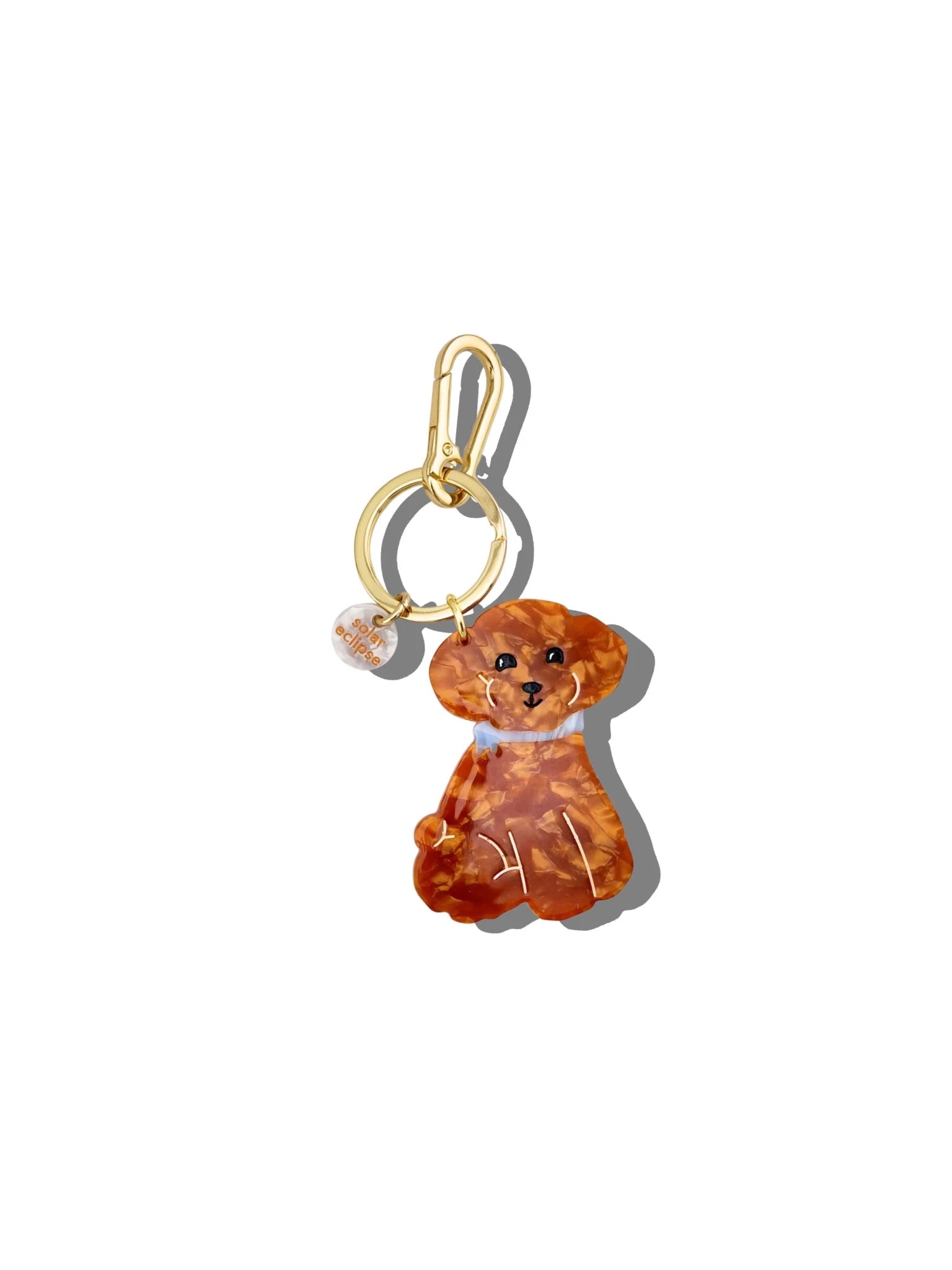 Hand - painted Bag Charm + Keychain - Olive You BoutiqueSOLAR ECLIPS231498