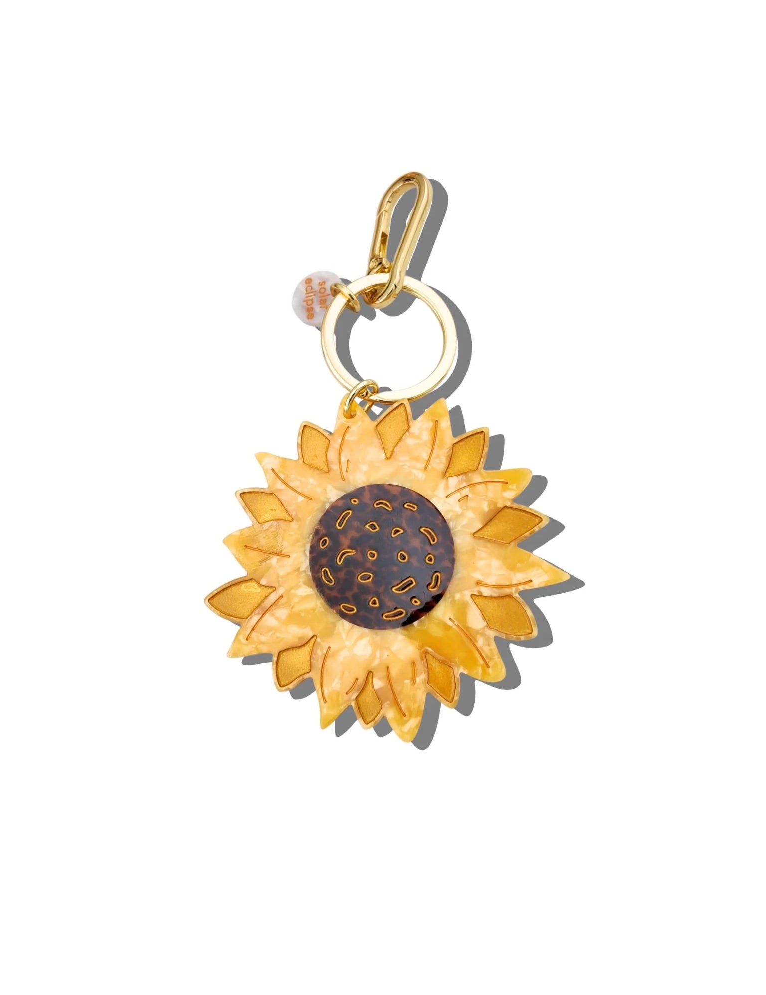 Hand - painted Bag Charm + Keychain - Olive You BoutiqueSOLAR ECLIPS228483