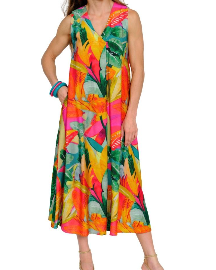 Jungle Tropical Punch Midi Dress - Olive You BoutiqueLIOR228922AMELIA-7