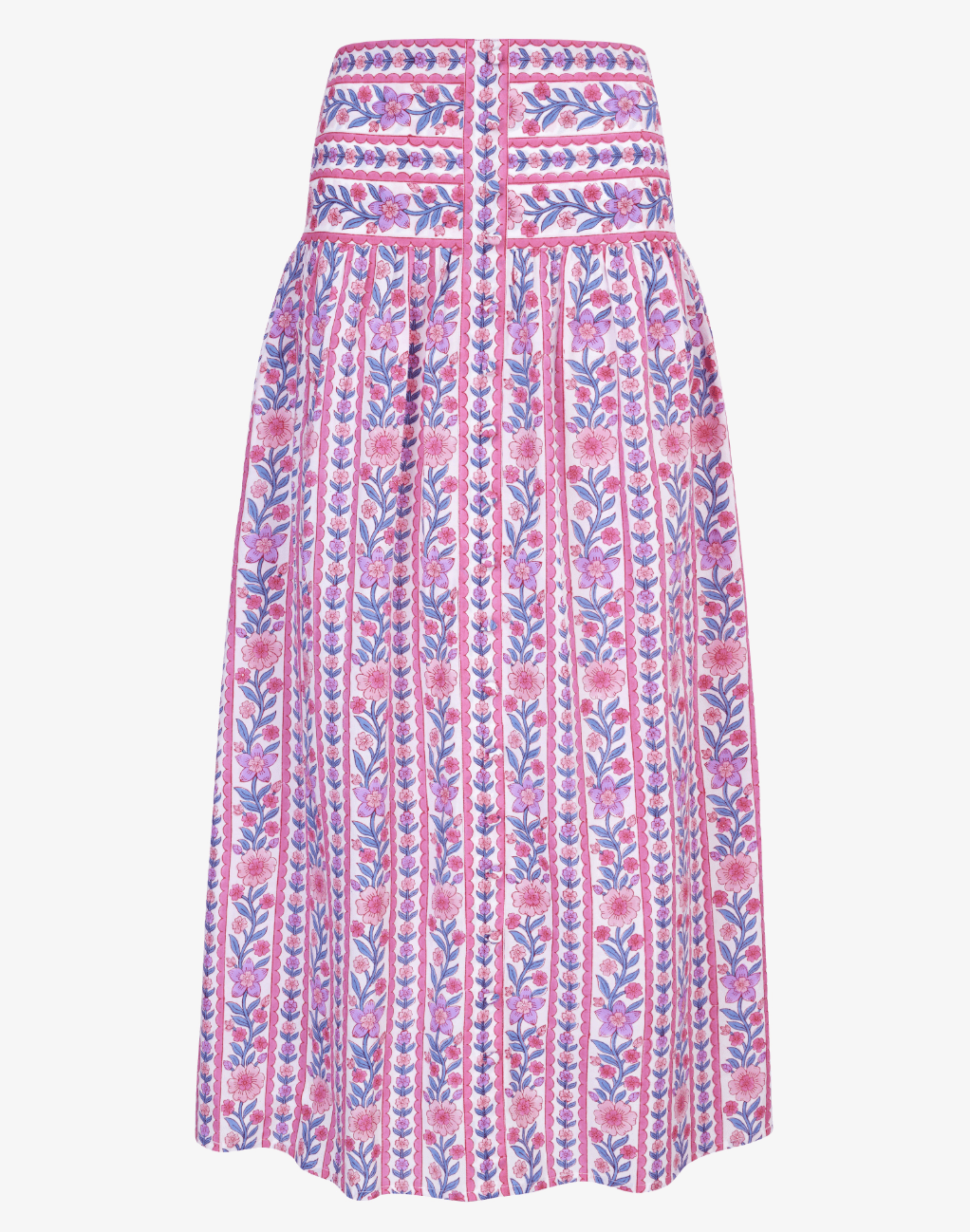 Primrose Floal Midi Skirt - Olive You BoutiquePink City Prints226937SUM2615