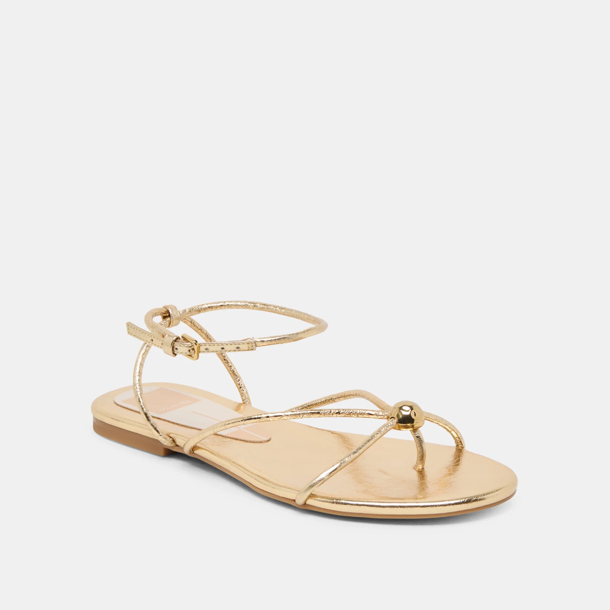 Kenley Gold Leather Sandals - Olive You BoutiqueDOLCE VITA227090
