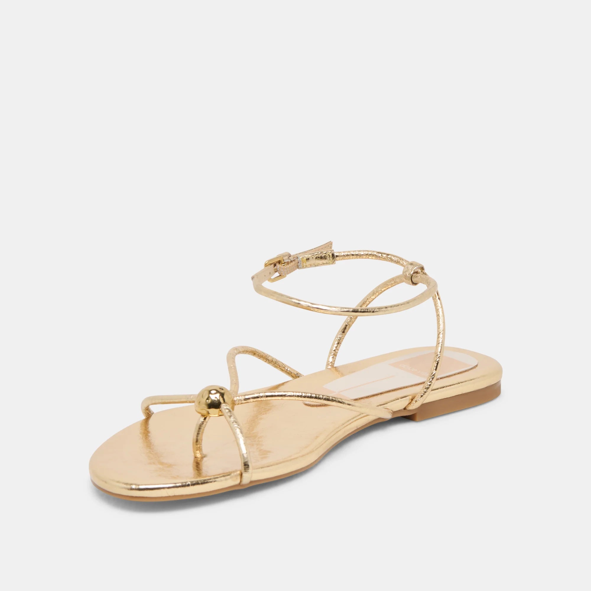 Kenley Gold Leather Sandals - Olive You BoutiqueDOLCE VITA227090
