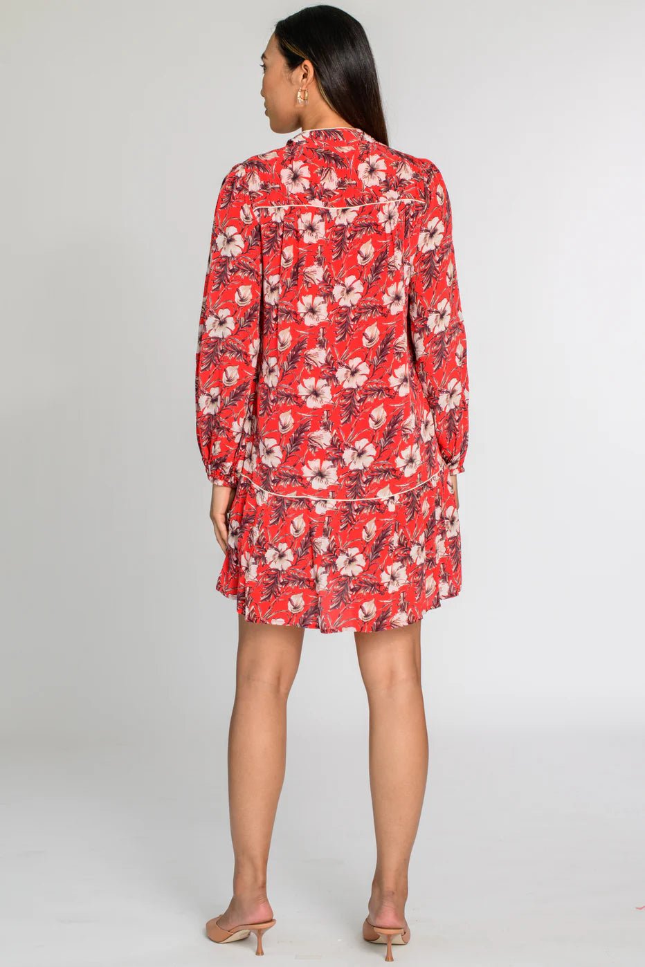 Katie Tropical Bloom Mini Dress - Olive You BoutiqueELIZABETH JAMES THE LABEL2277611128284