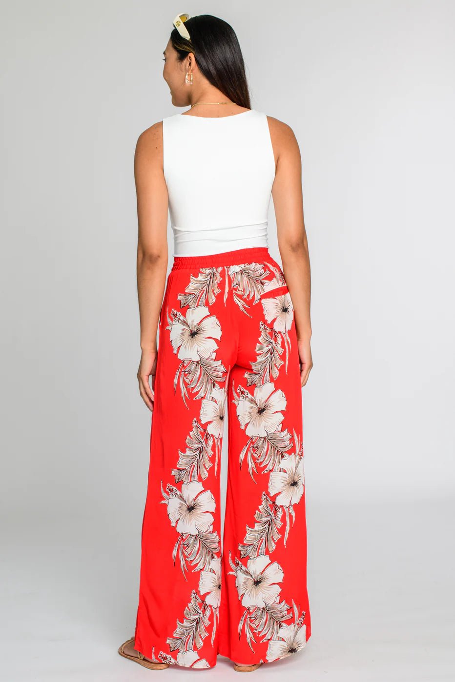 Presley Pant in Tropical Print - Olive You BoutiqueELIZABETH JAMES THE LABEL227758332283