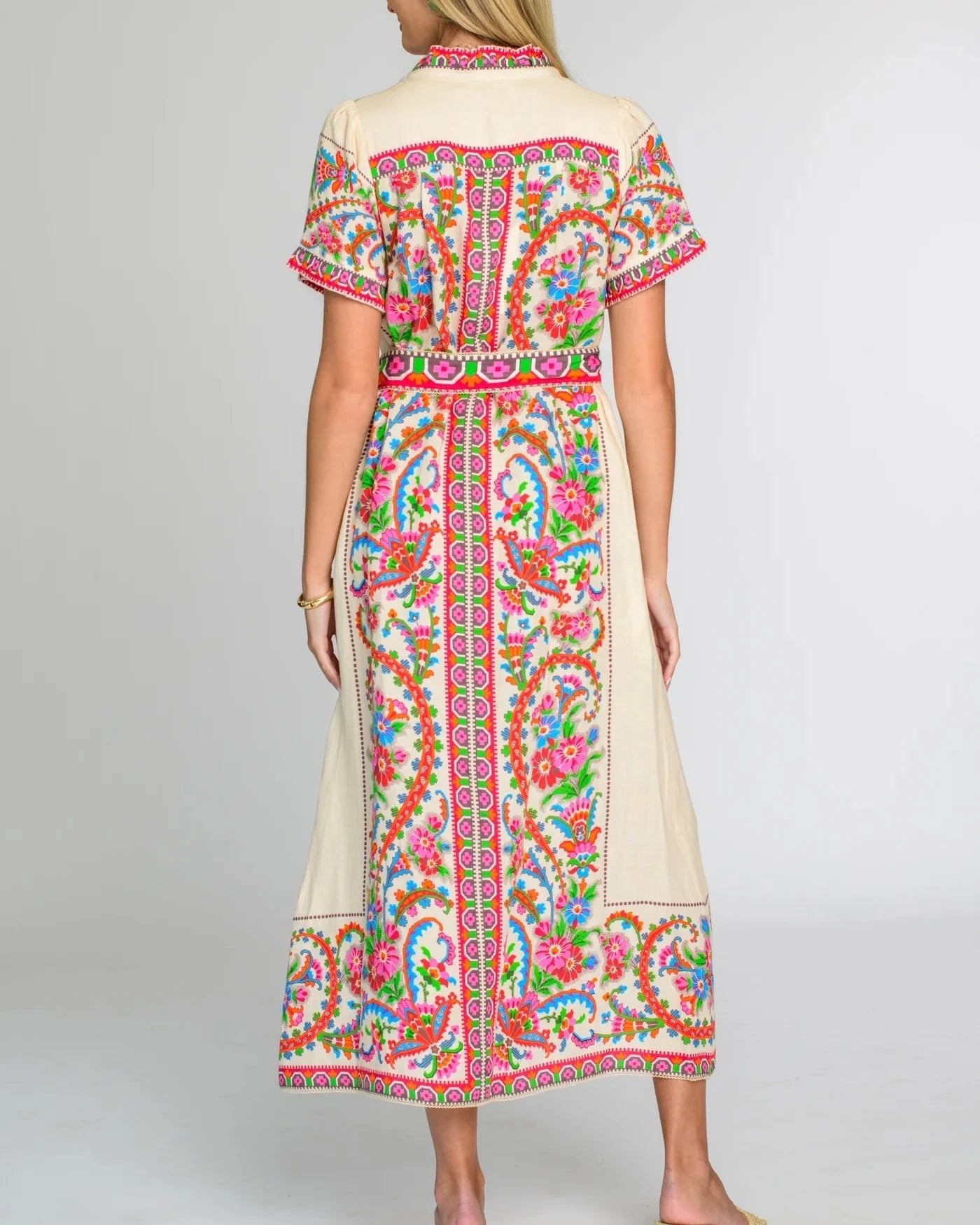 Carlisle Dress in Scroll With It - Olive You BoutiqueELIZABETH JAMES THE LABEL2278061135296