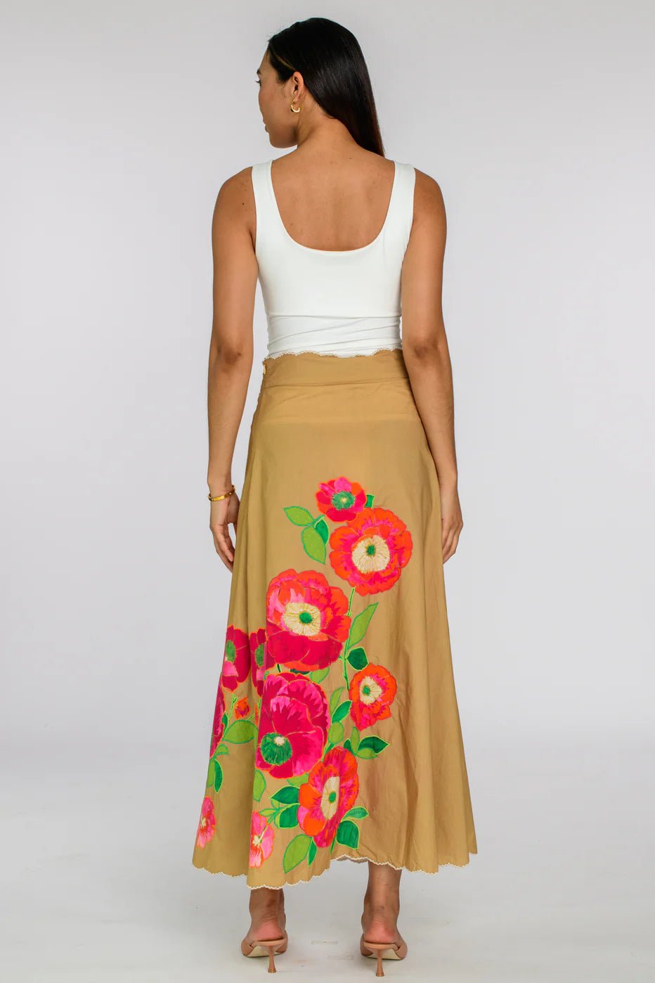Anita Poppy Long Skirt - Olive You BoutiqueELIZABETH JAMES THE LABEL227752326277