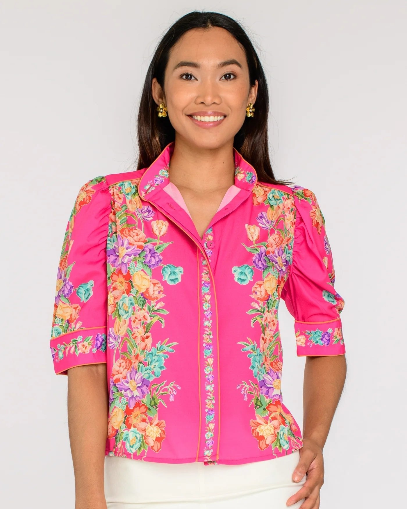 Ruthie Top in Tulip Tapestry - Olive You BoutiqueELIZABETH JAMES THE LABEL227823268294