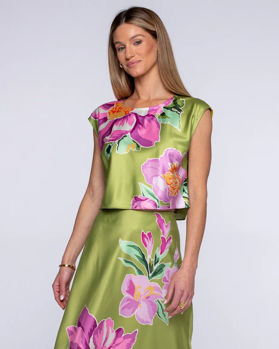 Jackie Top in Bias Bouquet - Olive You BoutiqueELIZABETH JAMES THE LABEL227809246292