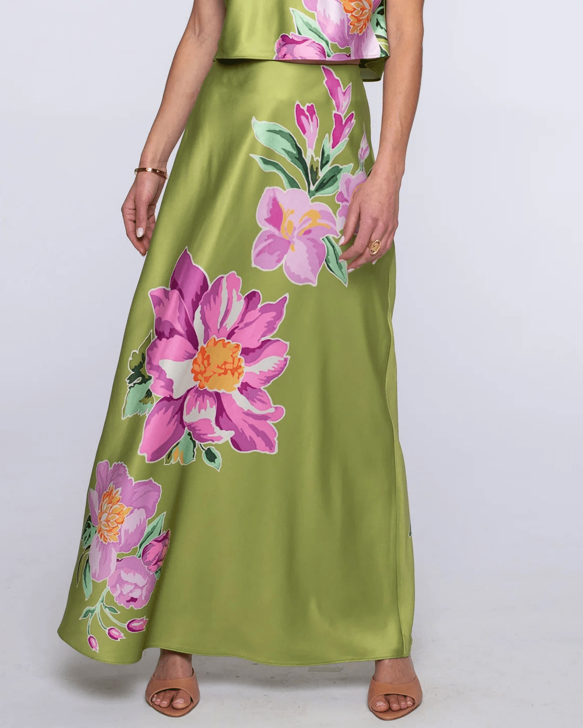 Anita Long Floral Skirt - Olive You BoutiqueELIZABETH JAMES THE LABEL227812326292