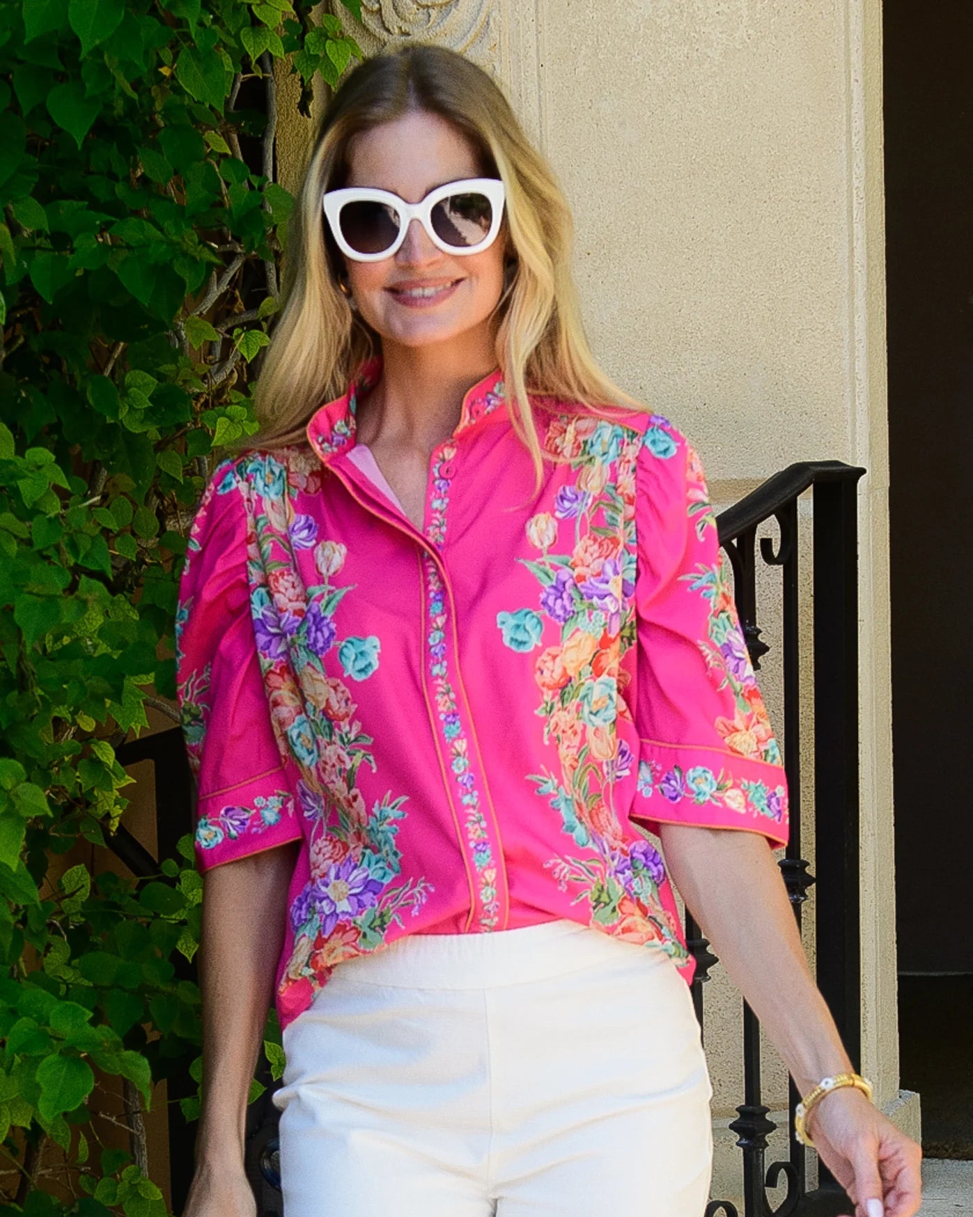 Ruthie Top in Tulip Tapestry - Olive You BoutiqueELIZABETH JAMES THE LABEL227823268294