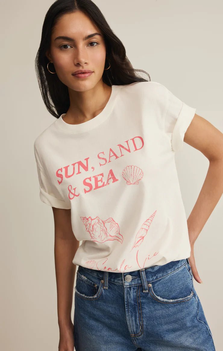 Sea La Vie Boyfriend Tee - Olive You BoutiqueZ SUPPLY, INC.230156