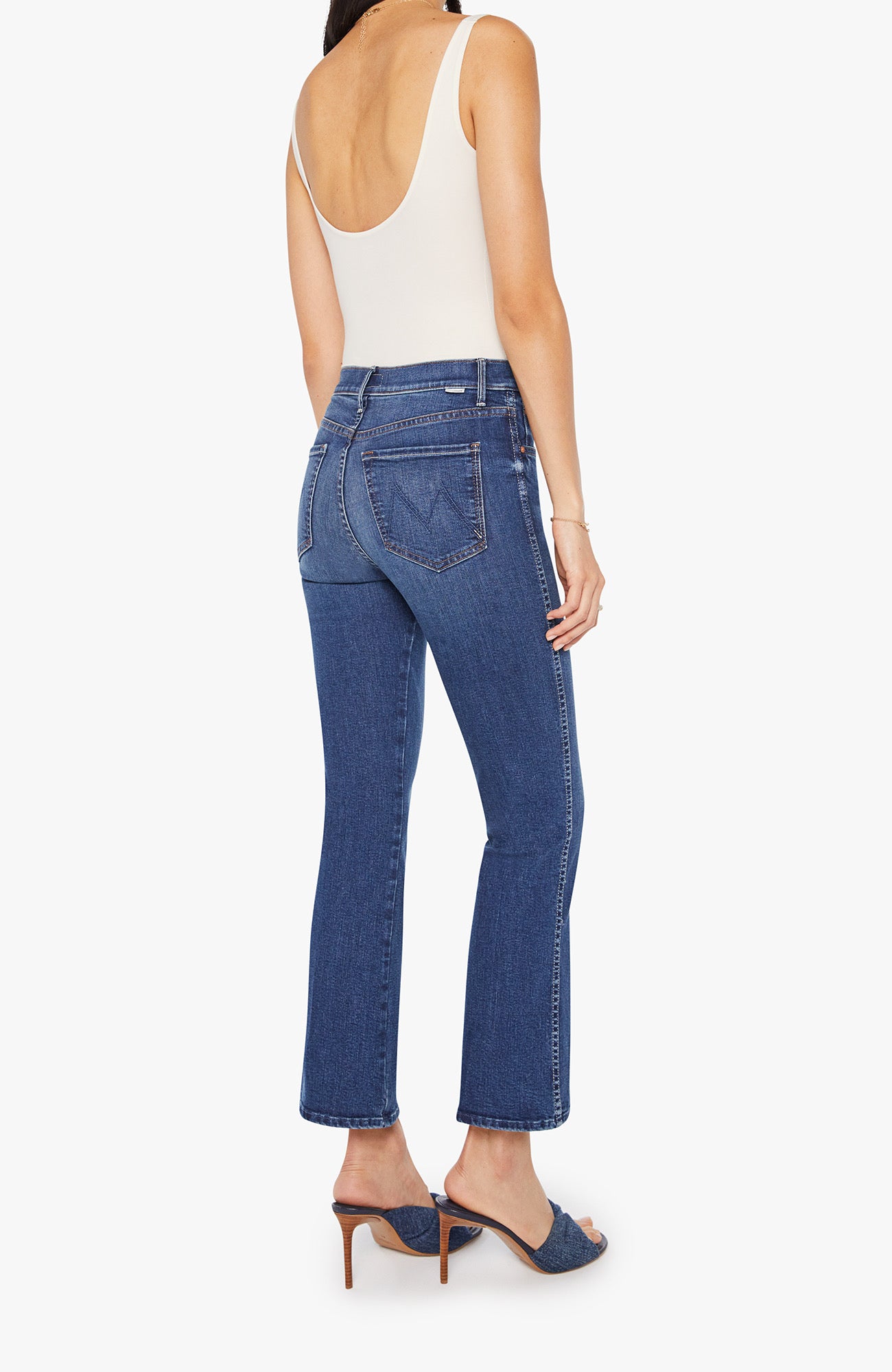 Mid Rise Smokin Double Flood - Olive You BoutiqueMOTHER DENIM22544411077-2104