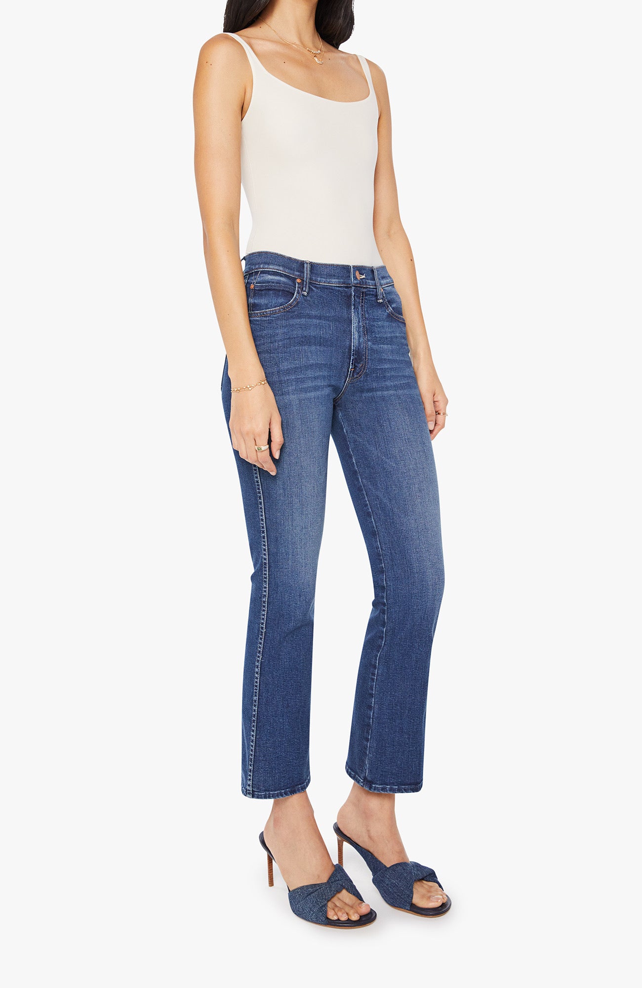 Mid Rise Smokin Double Flood - Olive You BoutiqueMOTHER DENIM22544411077-2104