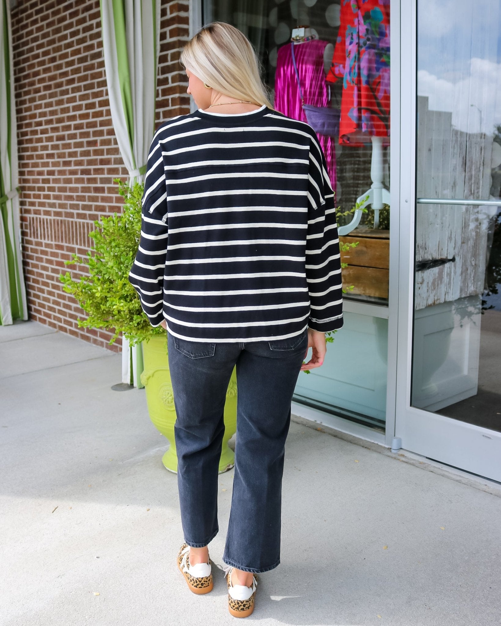 Casual Stripes Top - Olive You BoutiqueOLIVE YOU2365392605-371LTX