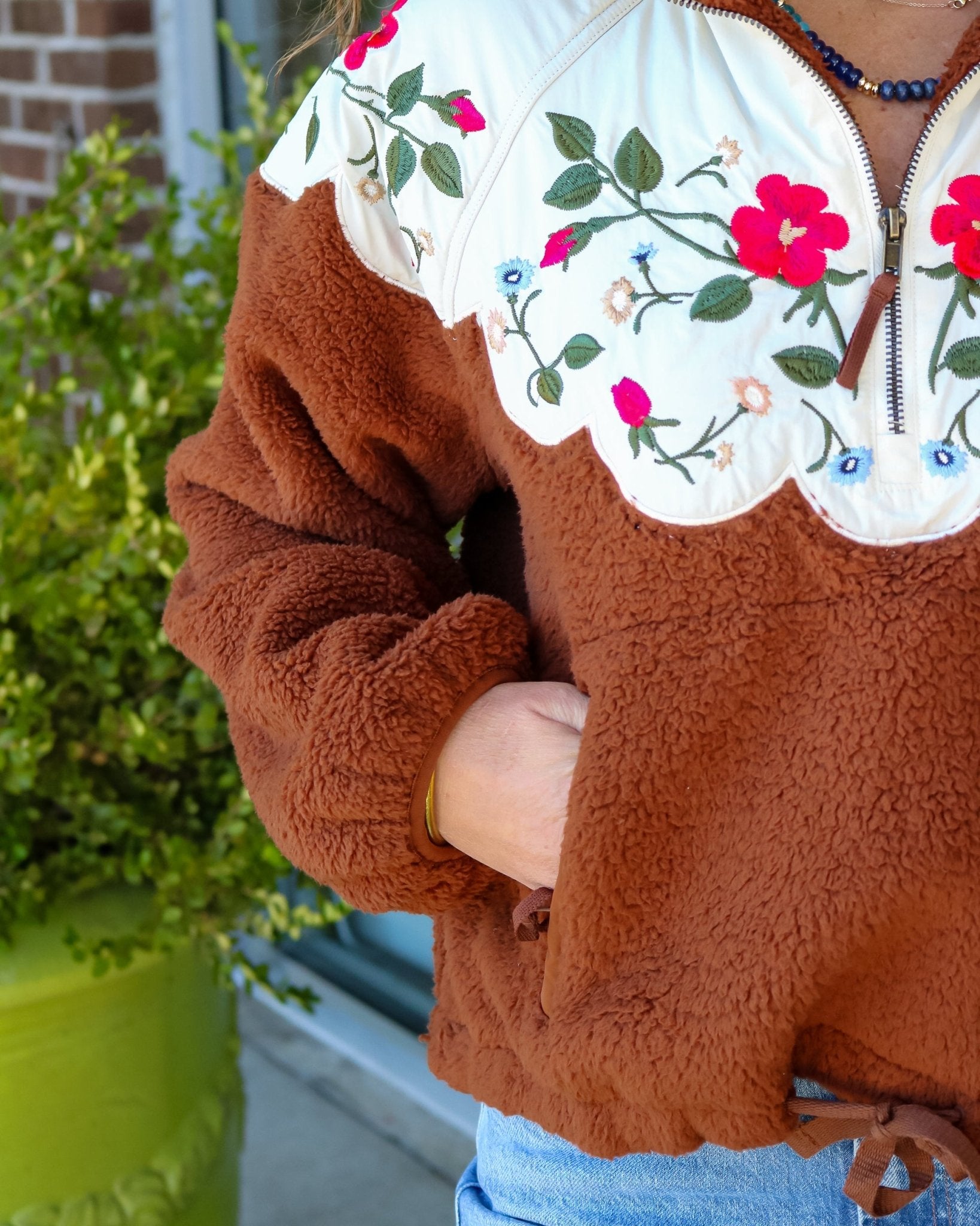 Plush Wildflower Pullover - Olive You BoutiqueTHE GREAT231031OKJ0010970