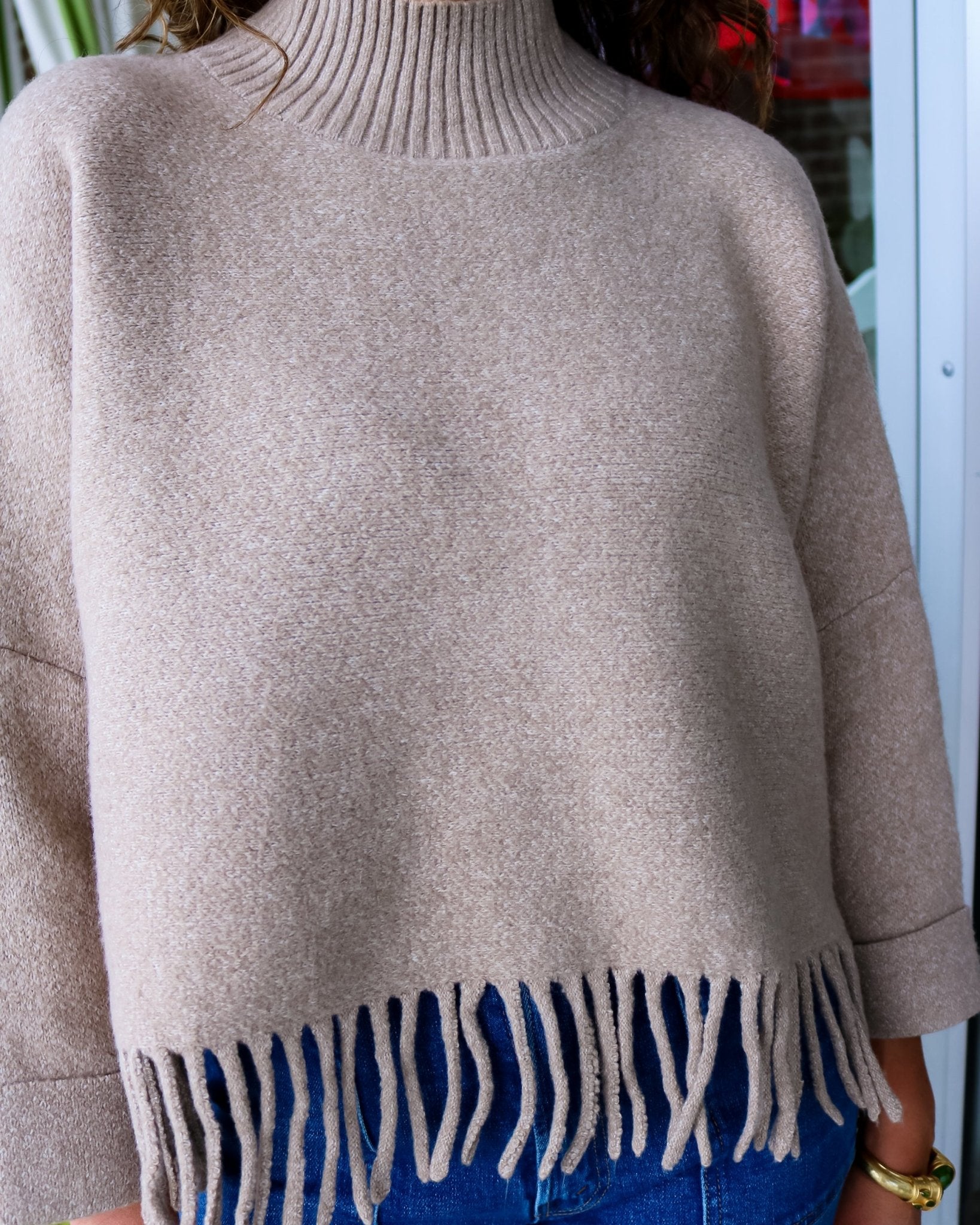 Sachi Aja Sweater with Fringe - Olive You BoutiqueKERISMA INC234448M6423