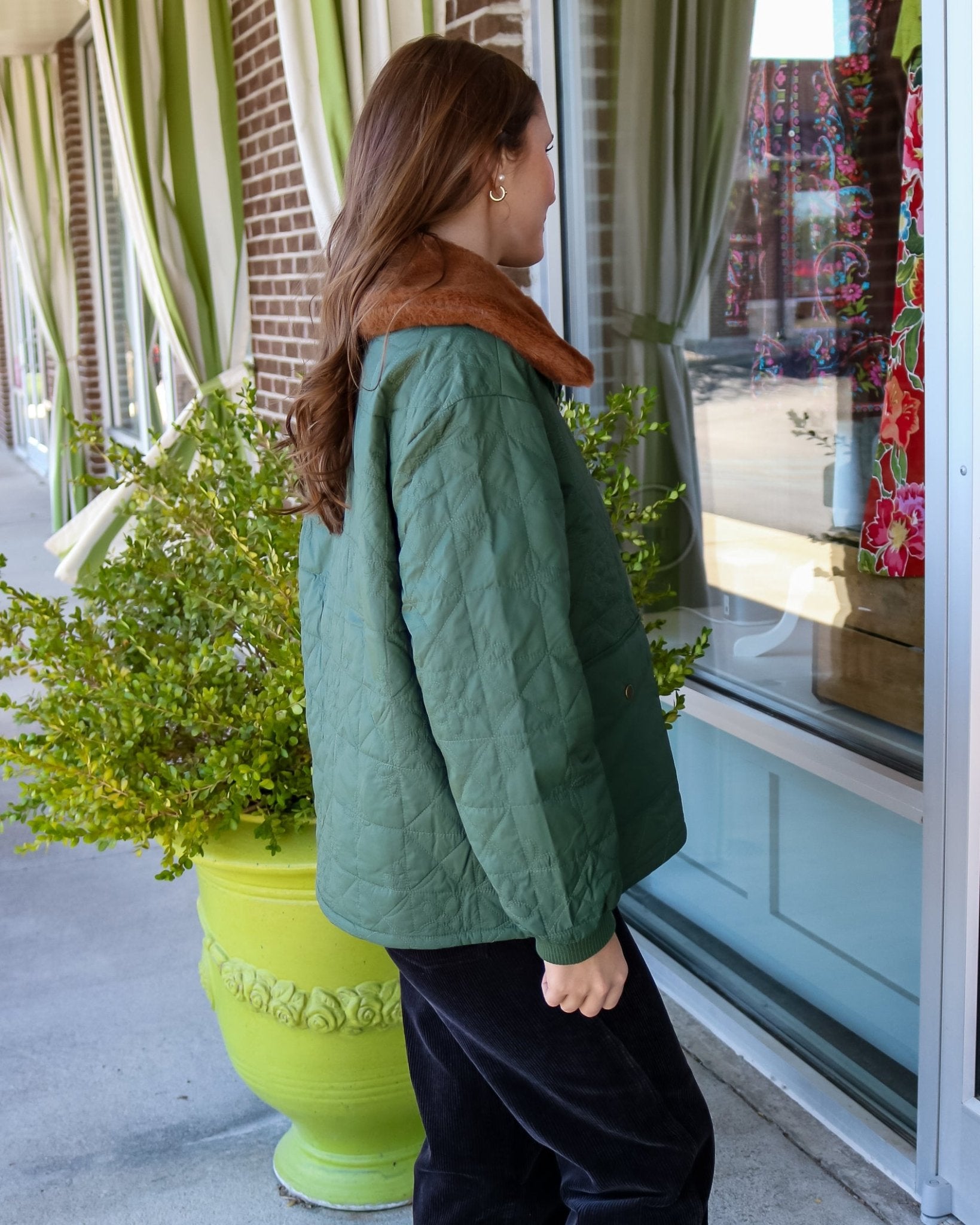 Reversible Logger Puffer Jacket - Olive You BoutiqueTHE GREAT231050OWJ0022972