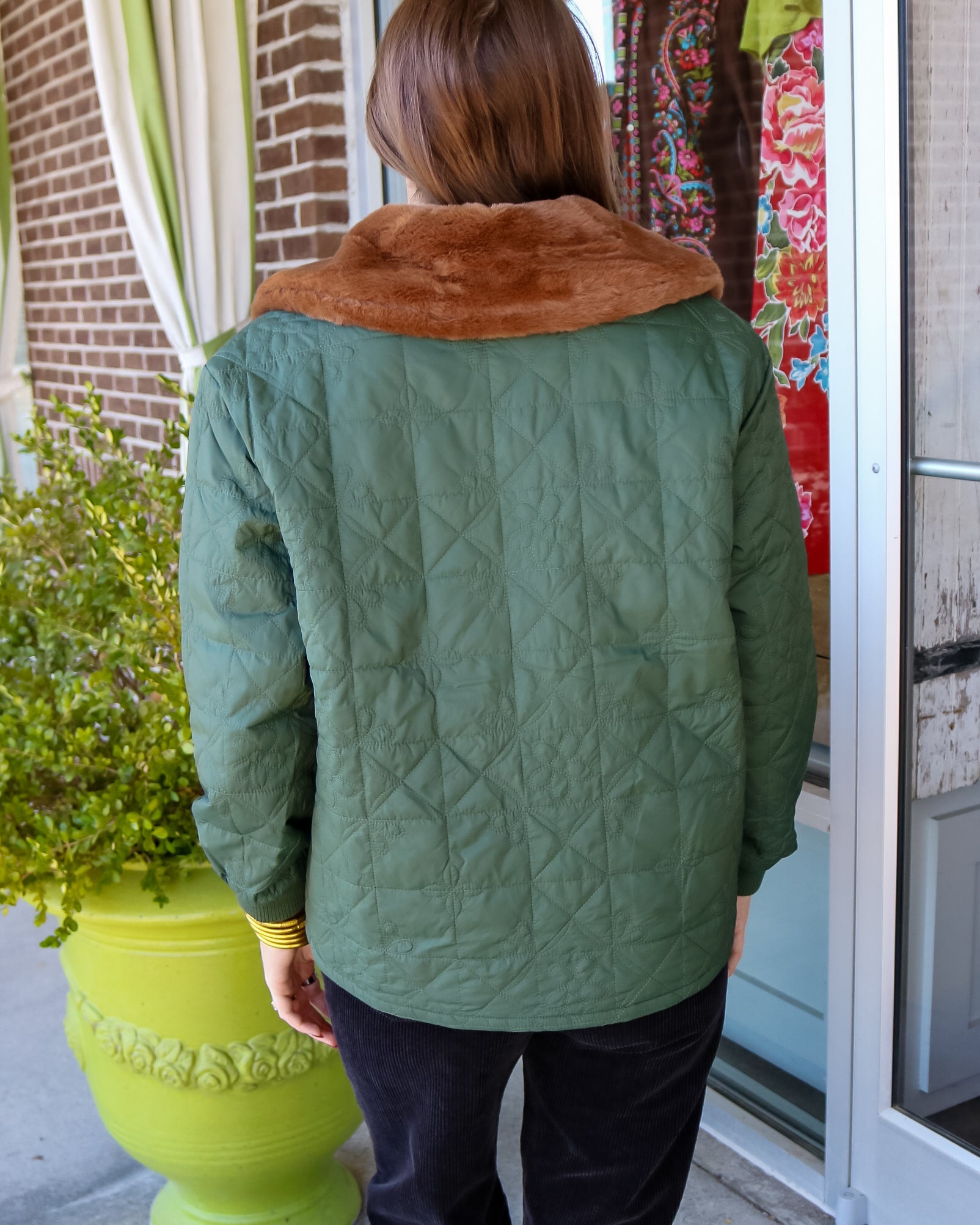 Reversible Logger Puffer Jacket - Olive You BoutiqueTHE GREAT231050OWJ0022972