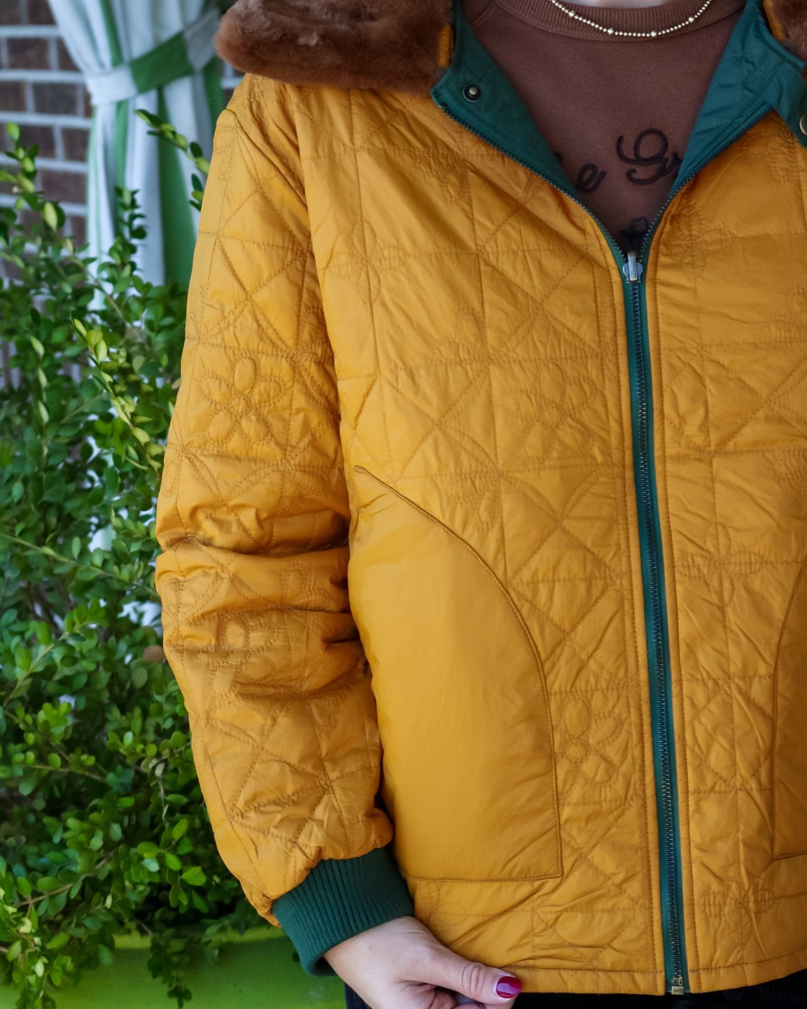 Reversible Logger Puffer Jacket - Olive You BoutiqueTHE GREAT231050OWJ0022972